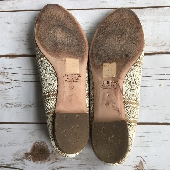 J. CREW 'Kiki' Stamped Ballet Flats - Picture 6 of 8